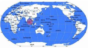 地震震中位於尼科巴群島以西、約155公里