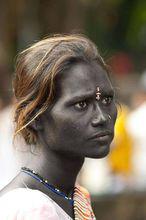 尼格利陀人血統較明顯的印度人
