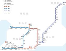 青島捷運線路圖