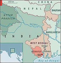 西孟加拉邦地圖