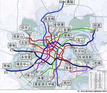 武漢軌道交通總體規劃圖