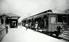 中國最早動車組---撫順電鐵老照片