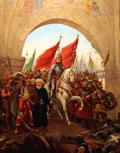 穆罕默德二世及其軍隊進入君士坦丁堡