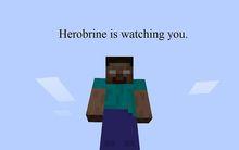 Herobrine在看著你。