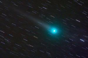 美國北卡萊羅納拍攝的鹿林彗星