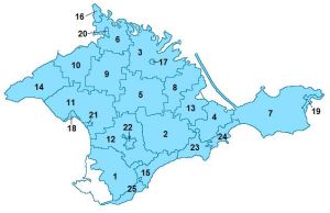 克里米亞自治共和國行政區劃