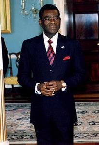 赤道幾內亞總統特奧多羅·奧比昂·恩圭馬·姆巴索戈