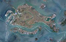 威尼斯衛星地圖