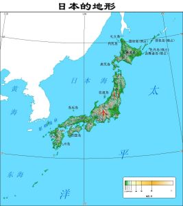 日本的地形