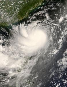 颱風海鷗雲圖