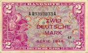 德國馬克1948年版2馬克-正面