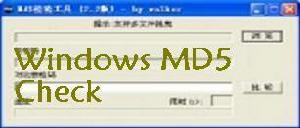 Windows MD5 Check