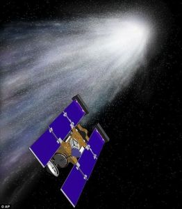 “星塵號”與坦普爾1號“親密接觸”時的模擬圖像