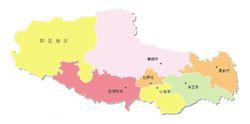 西藏自治區行政區劃（2017）