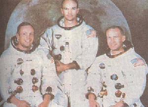 登月先鋒：(自左至右)尼爾-阿姆斯特朗、麥可-柯林斯和埃德溫-奧爾德林