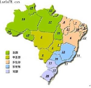 巴西行政區劃