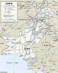 信德省在巴基斯坦的位置