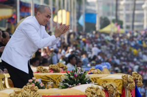 高棉國王問候人民