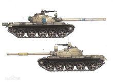 T-62主戰坦克線圖