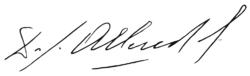 薩爾瓦多·阿連德的親筆簽名