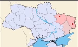 烏克蘭東部三城