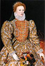 伊莉莎白一世畫像，約1575年