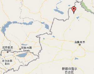 窩依莫克鄉在新疆維吾爾自治區內位置