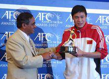 中國有史以來第一位亞洲足球先生