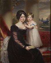 公爵夫人和她的女兒，未來的維多利亞女王