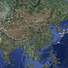 GOOGLE地圖上的中國
