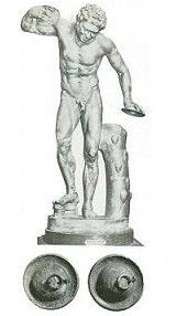 古希臘鑔及擊鑔雕像