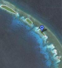 七連嶼南島（圖中藍色處）