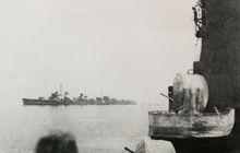 1943年從長門號戰列艦上拍攝的親潮