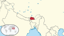 不丹王國的位置