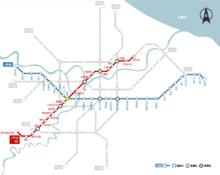 寧波軌道交通線路圖
