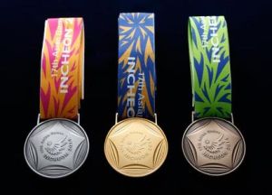 韓國公布2014年仁川亞運會獎牌設計方案