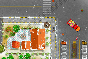 聖誕卡車停車場遊戲畫面
