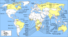 世界鑽石資源分布圖