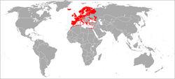歐洲鰻鱺分布圖