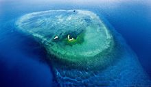 南薰礁老礁堡時期的航拍圖