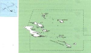米爾恩灣省 (Milne Bay Province)在巴新所處的位置