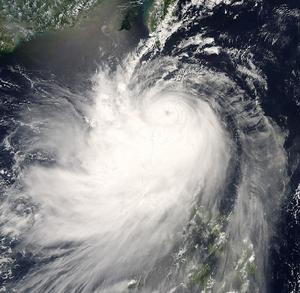 颱風鸚鵡雲圖
