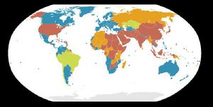 廢除死刑全球形式圖