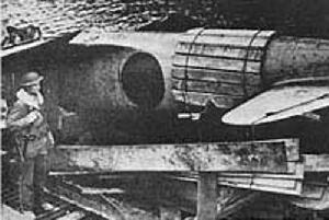 （圖）古賀的A6M2被裝船運往美國 