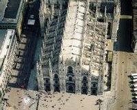 俯瞰米蘭大教堂