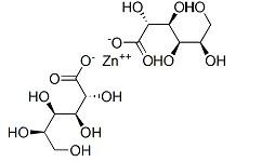 葡萄糖酸鋅結構式