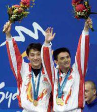 悉尼奧運會肖海亮與熊倪搭檔3米板奪冠