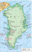 格陵蘭島地圖