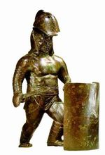古羅馬角鬥士的雕塑