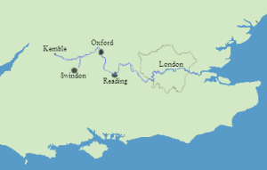 泰晤士河地圖